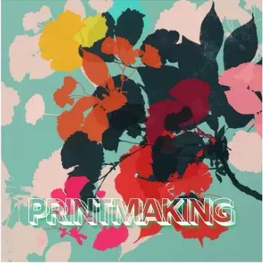 Printmaking, etchings, linoprints, monotypes, collographs and screenprints